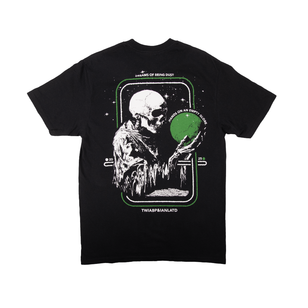 Skull Globe Tee - Black