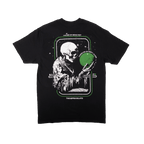 Skull Globe Tee - Black